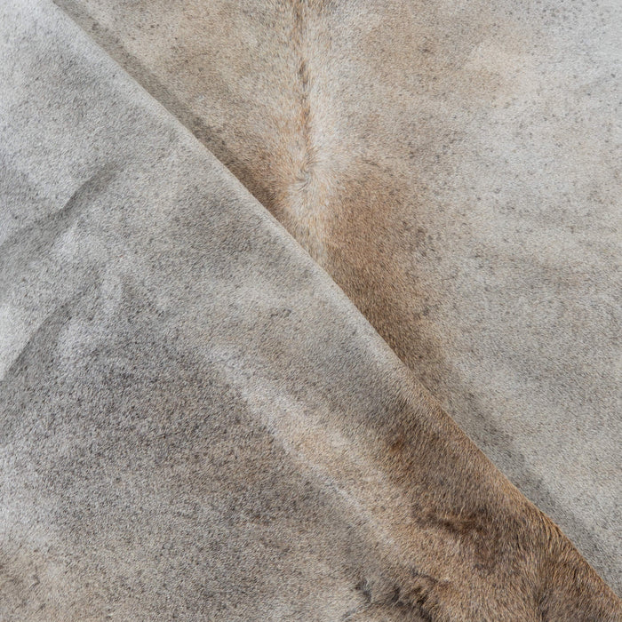 Brazilian Grey Palomino Cowhide Rug Size 7'11" L x 7'1" W 3746