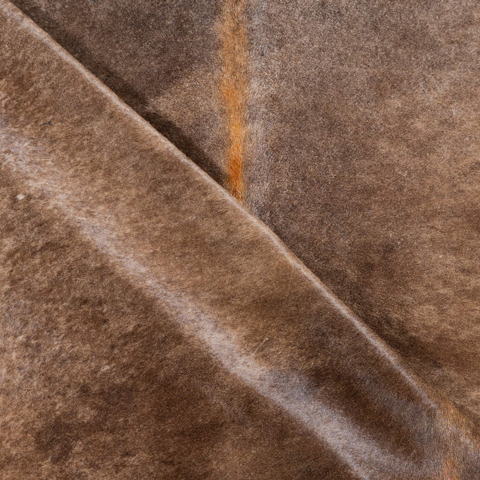Brazilian Mahogany Cowhide Rug Size 8'0" L x 7'3" W 3752