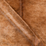 Brazilian Brindle White Belly Cowhide Rug Size 7'1" L x 6'8" W 3753