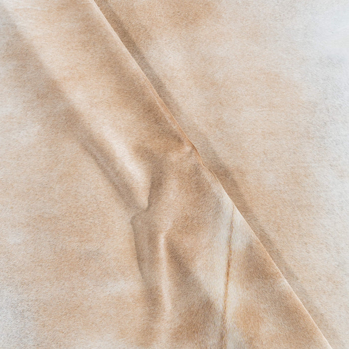 Brazilian Grey Palomino Cowhide Rug Size 7'5" L x 6'7" W 3754