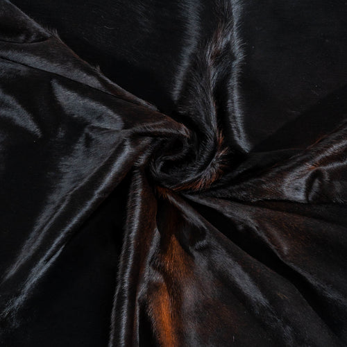 Brazilian Mahogany Cowhide Rug Size 7'11" L x 7'3" W 3758