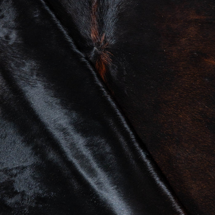 Brazilian Mahogany Cowhide Rug Size 7'11" L x 7'3" W 3758