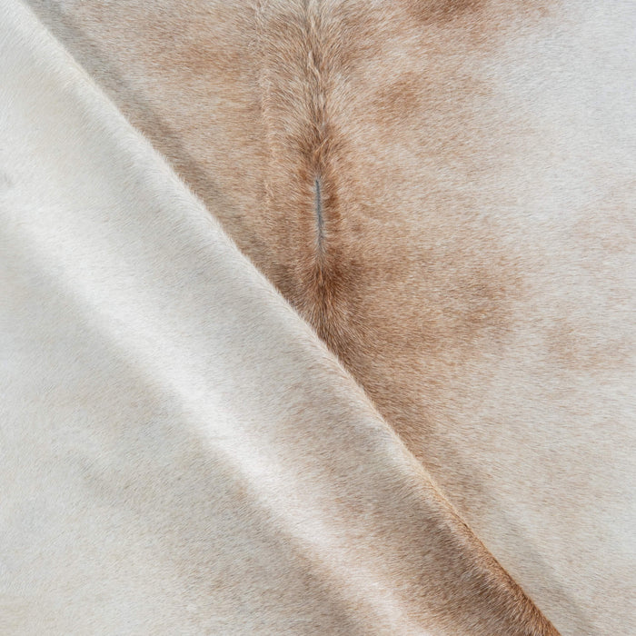 Brazilian Grey Palomino Cowhide Rug Size 8'0" L x 6'11" W 3759