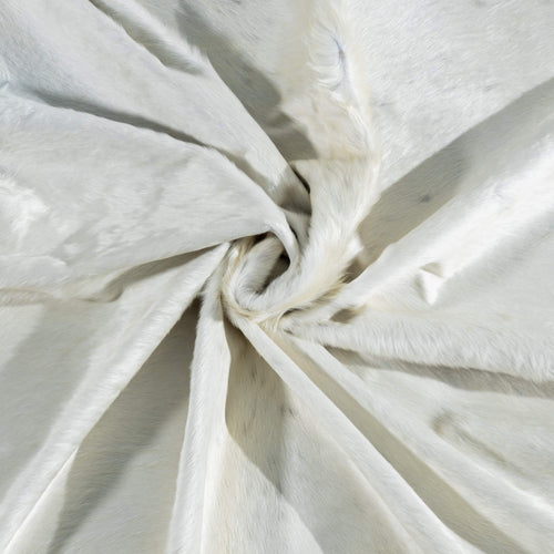 Brazilian White Tricolor Cowhide Rug Size 8'0" L x 7'4" W 3760