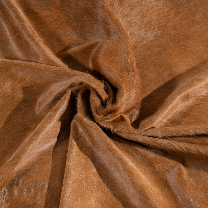 Brazilian Beige Cowhide Rug Size 7'3" L x 7'2" W 3769