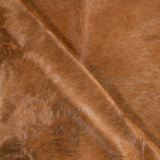 Brazilian Beige Cowhide Rug Size 7'3" L x 7'2" W 3769