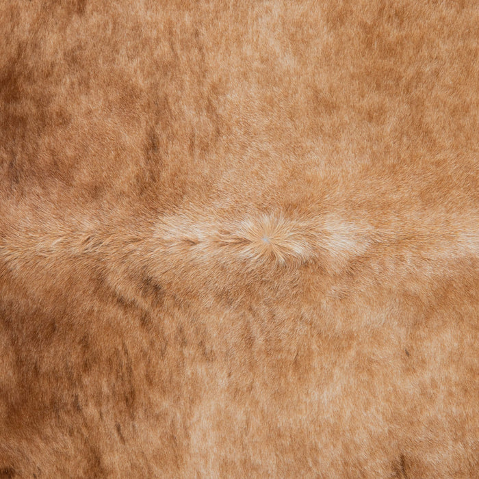 Brazilian Beige Cowhide Rug Size 6'11" L x 6'1" W 3771