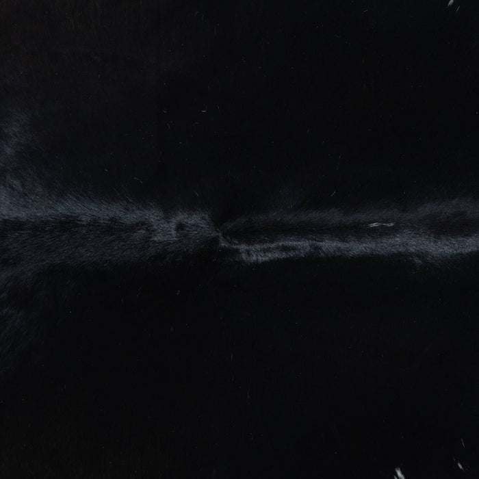Brazilian Black and White Cowhide Rug Size 7'5" L x 6'10" W 3772