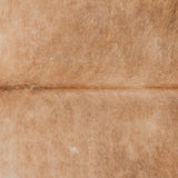 Brazilian Beige Cowhide Rug Size 7'10" L x 6'10" W 3774
