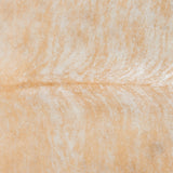 Brazilian Palomino and White Cowhide Rug Size 7'8" L x 6'4" W 3779