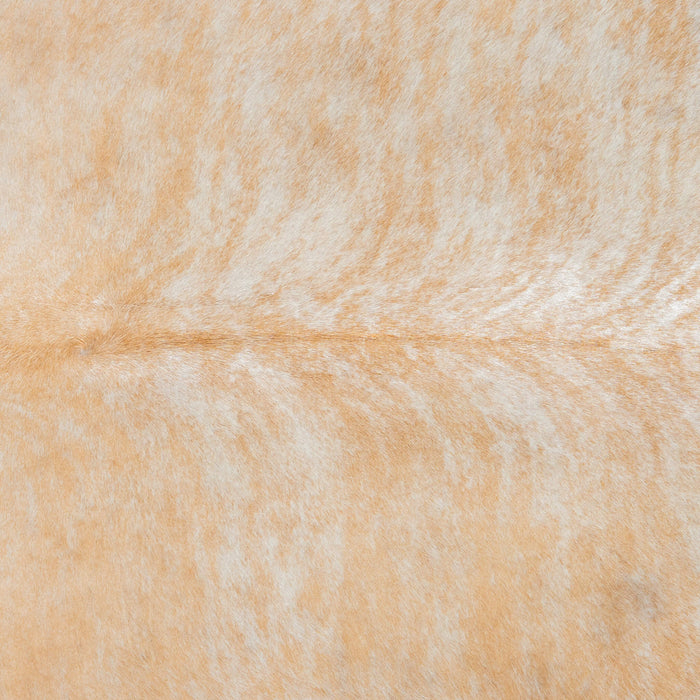 Brazilian Palomino and White Cowhide Rug Size 7'8" L x 6'4" W 3779