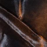 Brazilian Mahogany Cowhide Rug Size 7'1" L x 6'11" W 3782