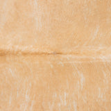 Brazilian Palomino and White Cowhide Rug Size 7'8" L x 7'6" W 3783