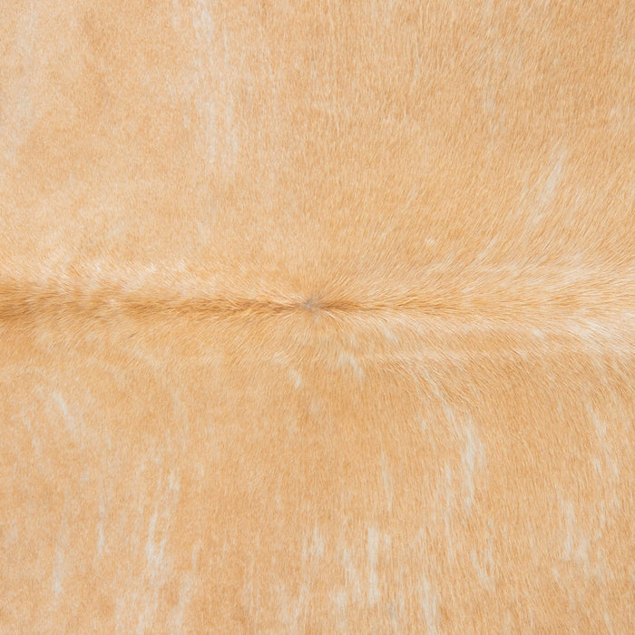 Brazilian Palomino and White Cowhide Rug Size 7'8" L x 7'6" W 3783
