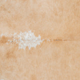 Brazilian Palomino and White Cowhide Rug Size 7'7" L x 7'3" W 3785