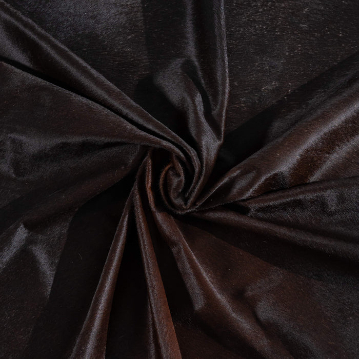 Brazilian Mahogany Cowhide Rug Size 7'7" L x 6'6" W 3786