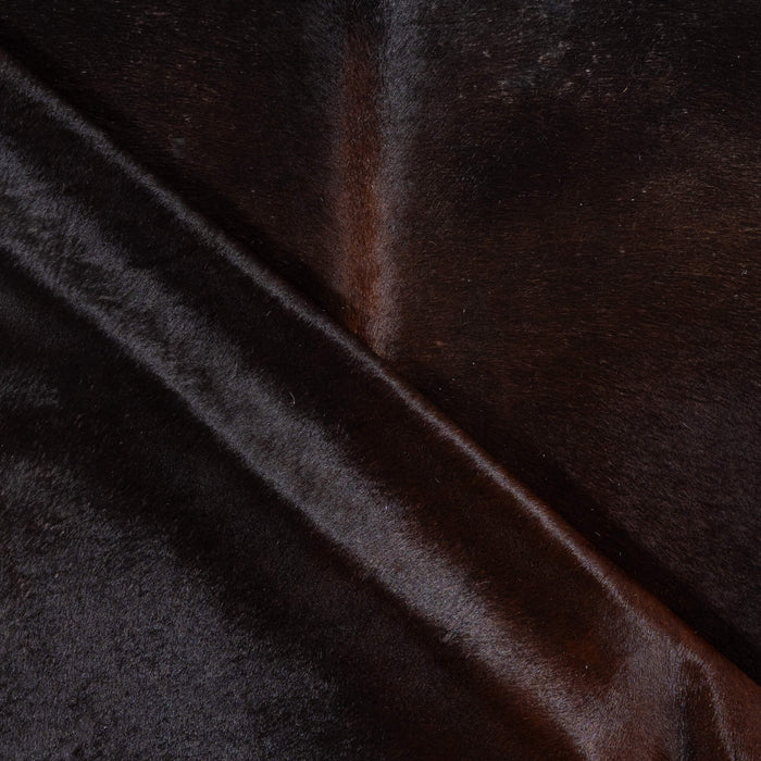 Brazilian Mahogany Cowhide Rug Size 7'7" L x 6'6" W 3786
