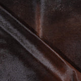 Brazilian Mahogany Cowhide Rug Size 7'7" L x 6'6" W 3786