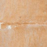 Brazilian Palomino and White Cowhide Rug Size 7'9" L x 7'1" W 3787
