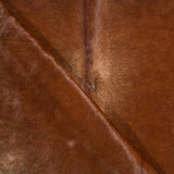 Brazilian Brown Cowhide Rug Size 7'5" L x 6'9" W 3792