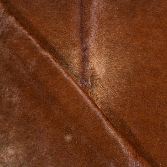 Brazilian Brown Cowhide Rug Size 7'5" L x 6'9" W 3792
