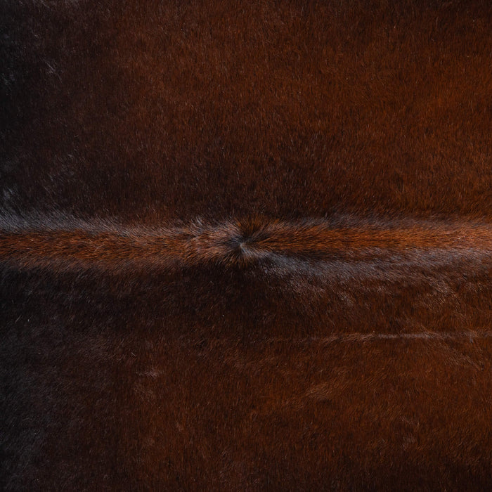 Brazilian Mahogany Cowhide Rug Size 7'11" L x 7'5" W 3793