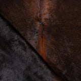 Brazilian Mahogany Cowhide Rug Size 7'4" L x 6'3" W 3796