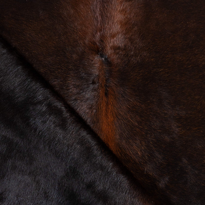 Brazilian Mahogany Cowhide Rug Size 7'4" L x 6'3" W 3796