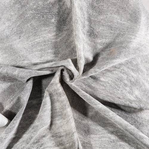 Brazilian Light Grey Brindle Cowhide Rug Size 7'1" L x 6'0" W 6149