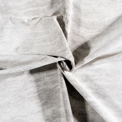 Brazilian Light Grey Brindle Cowhide Rug Size 6'7" L x 6'8" W 6156