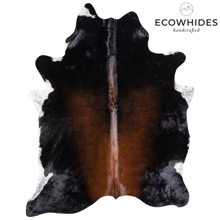 Brazilian Mahogany Cowhide Rug Size 6'10" L x 5'1" W 5807