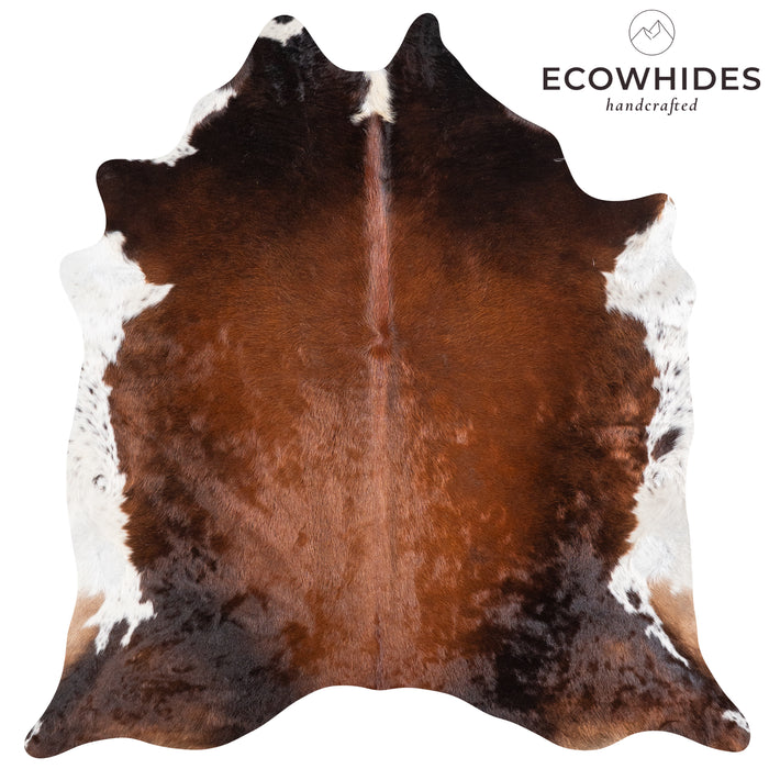 Brazilian Mahogany Cowhide Rug Size 7'0" L x 6'8" W 5816