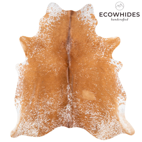 Brazilian Brown Salt and Pepper Cowhide Rug Size 6'6" L x 5'11" W 5860