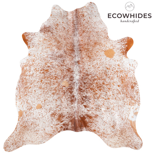 Brazilian Brown Salt and Pepper Cowhide Rug Size 6'6" L x 6'1" W 5872