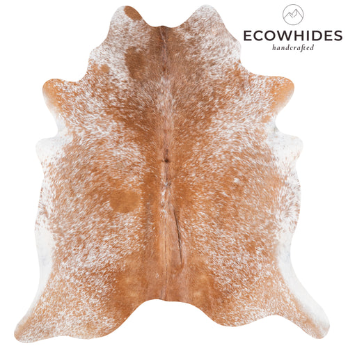 Brazilian Brown Salt and Pepper Cowhide Rug Size 6'7" L x 6'2" W 5879