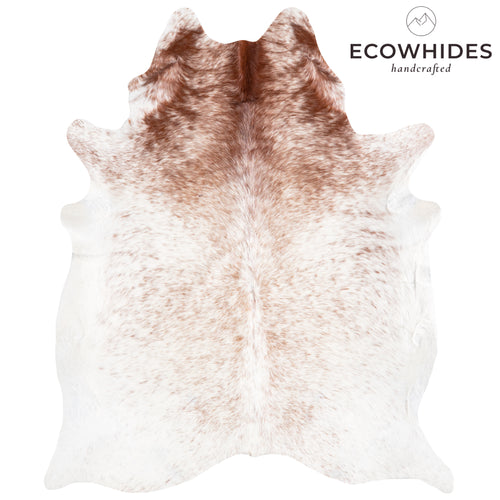 Brazilian Brown Salt and Pepper Cowhide Rug Size 6'11" L x 5'9" W 5883