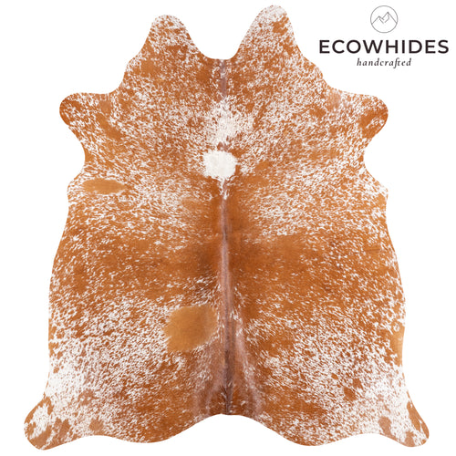 Brazilian Brown Salt and Pepper Cowhide Rug Size 6'1" L x 5'8" W 5886