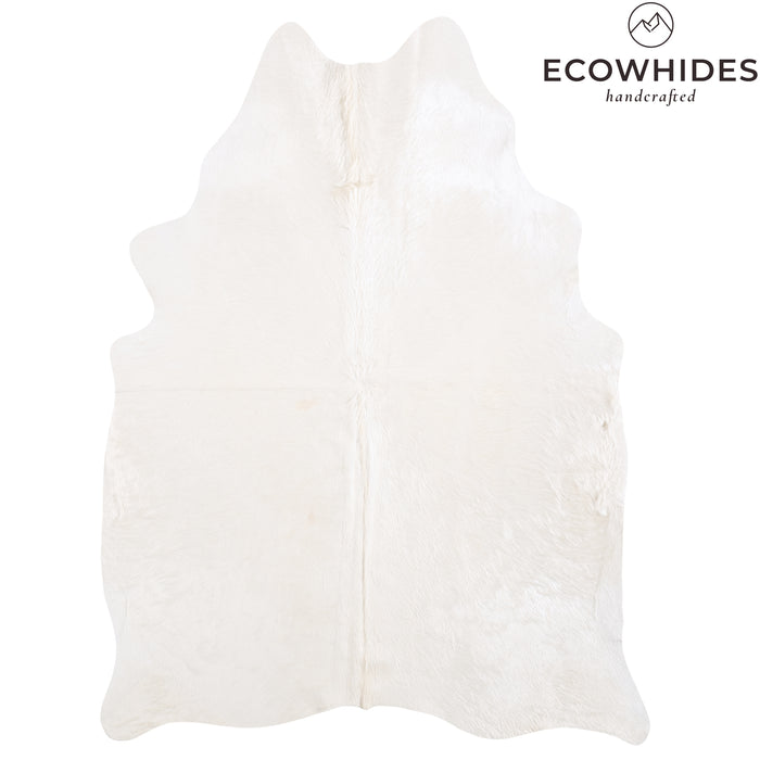 Brazilian White Cowhide Rug Size 7'0" L x 5'3" W 6021