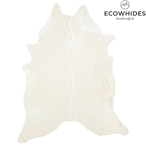 Brazilian Off White Cowhide Rug Size 8'4" L x 6'8" W 6026