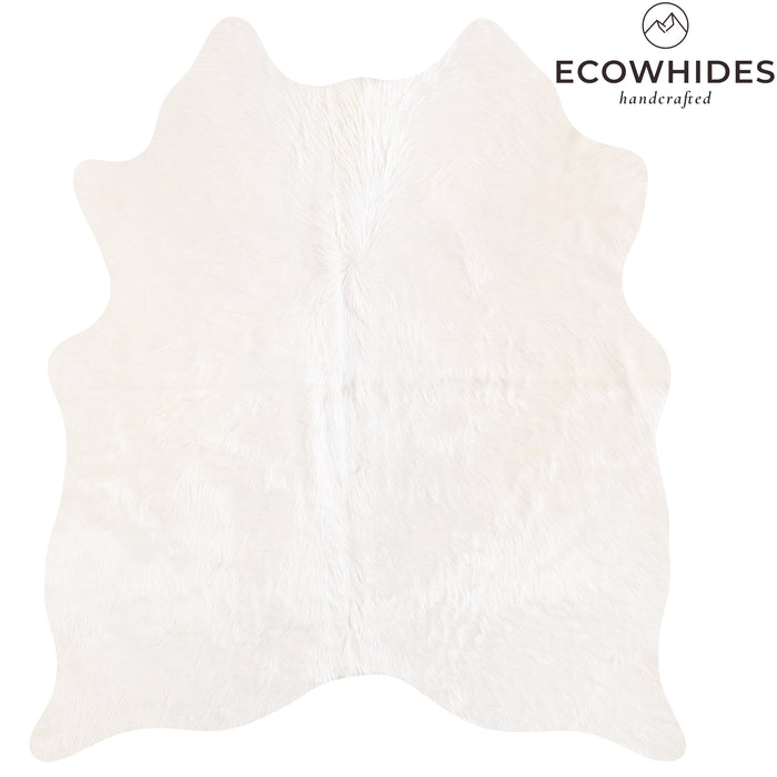 Brazilian White Cowhide Rug Size 5'9" L x 5'1" W 6027
