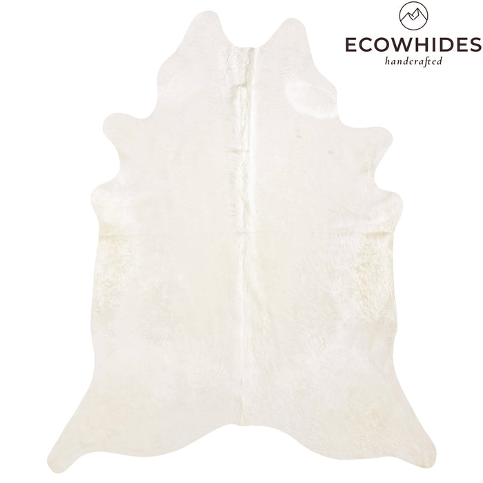 Brazilian Off White Cowhide Rug Size 7'6" L x 6'5" W 6028