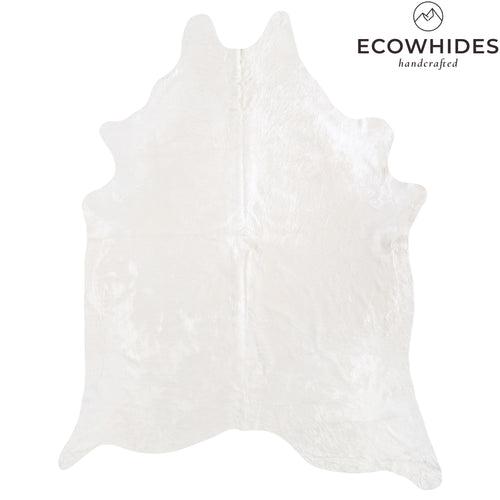 Brazilian White Cowhide Rug Size 8'5" L x 6'10" W 6030