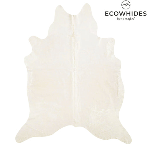 Brazilian Off White Cowhide Rug Size 8'6" L x 6'11" W 6031