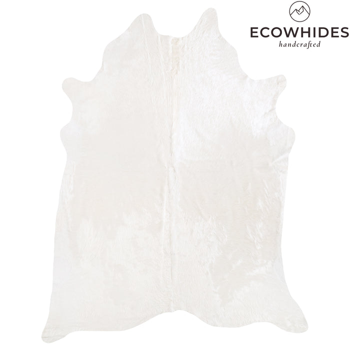 Brazilian White Cowhide Rug Size 8'1" L x 6'6" W 6038