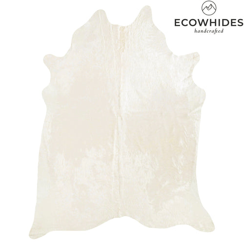 Brazilian Off White Cowhide Rug Size 8'1" L x 6'6" W 6038