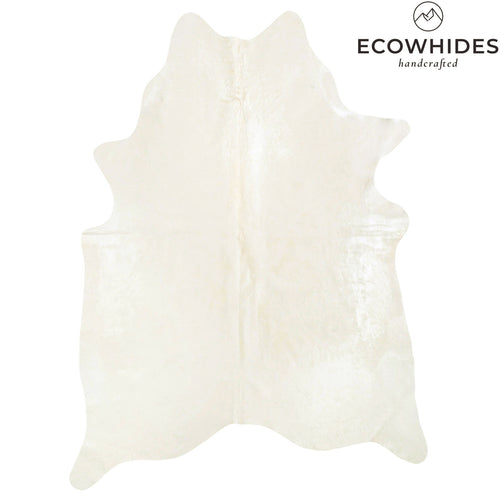 Brazilian Off White Cowhide Rug Size 8'2" L x 6'2" W 6039