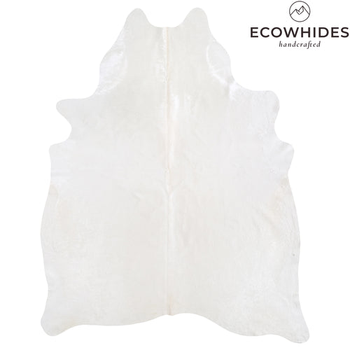 Brazilian White Cowhide Rug Size 8'0" L x 6'5" W 6040