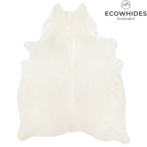Brazilian Off White Cowhide Rug Size 8'0" L x 6'5" W 6040