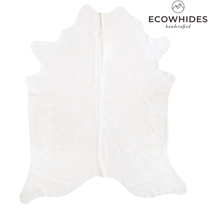 Brazilian White Cowhide Rug Size 8'2" L x 6'11" W 6041