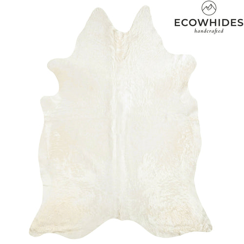 Brazilian Off White Cowhide Rug Size 8'6" L x 6'7" W 6043